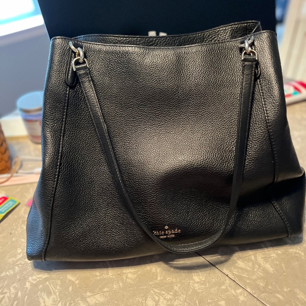 Large black Kate Spade purse